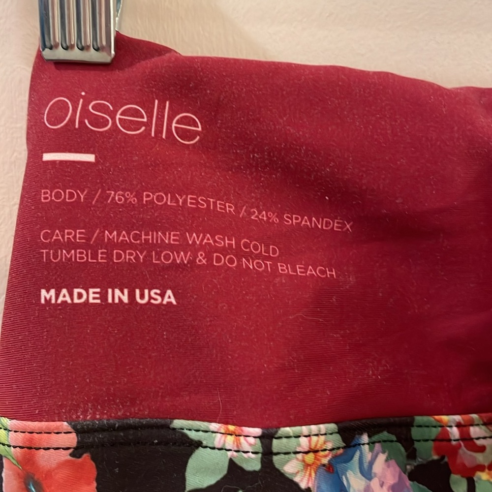 Oiselle Spandos Tights Floral Medium - Picture 2 of 4